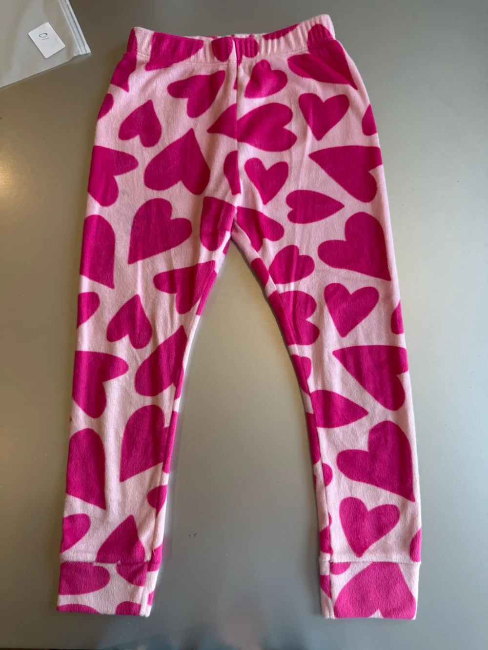 Cat & Jack Pink Heart Print Tights - Bright Pink Hearts on Light Pink